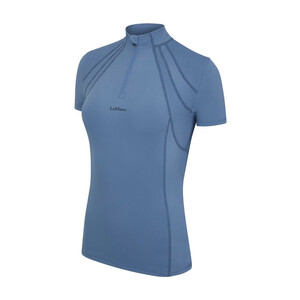 LeMieux LeMieux Mia Mesh Short Sleeve Base Layer in Ice Blue
