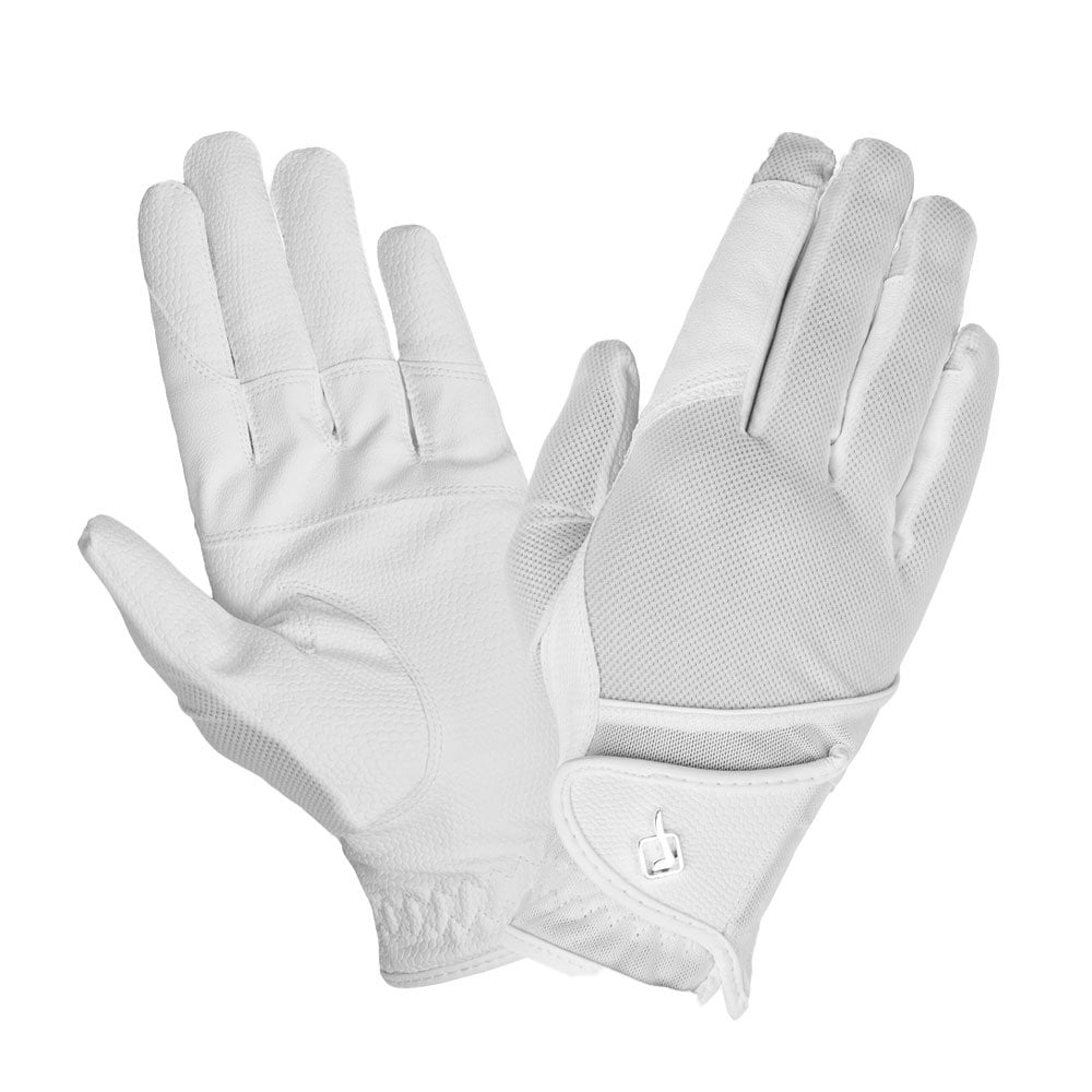 LeMieux LeMieux Pro Mesh Riding Gloves in White