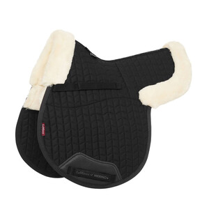 LeMieux LeMieux Merino+ Half Lined GP Numnah in Black/Natural