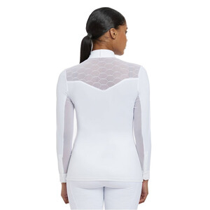 LeMieux LeMieux Emily Long Sleeve Show Shirt in White
