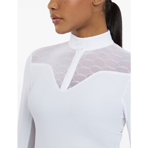 LeMieux LeMieux Emily Long Sleeve Show Shirt in White