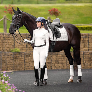 LeMieux LeMieux Loire Classic Dressage Square in White
