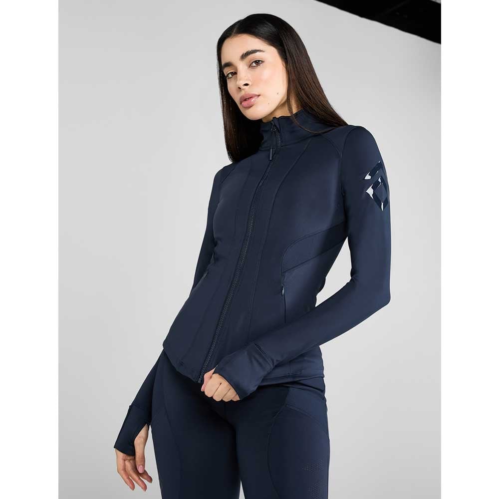 Aztec Diamond Core Fitted Jacket Navy
