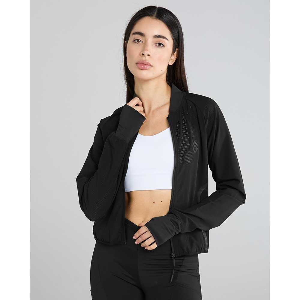 Aztec Diamond Mesh Jacket Black