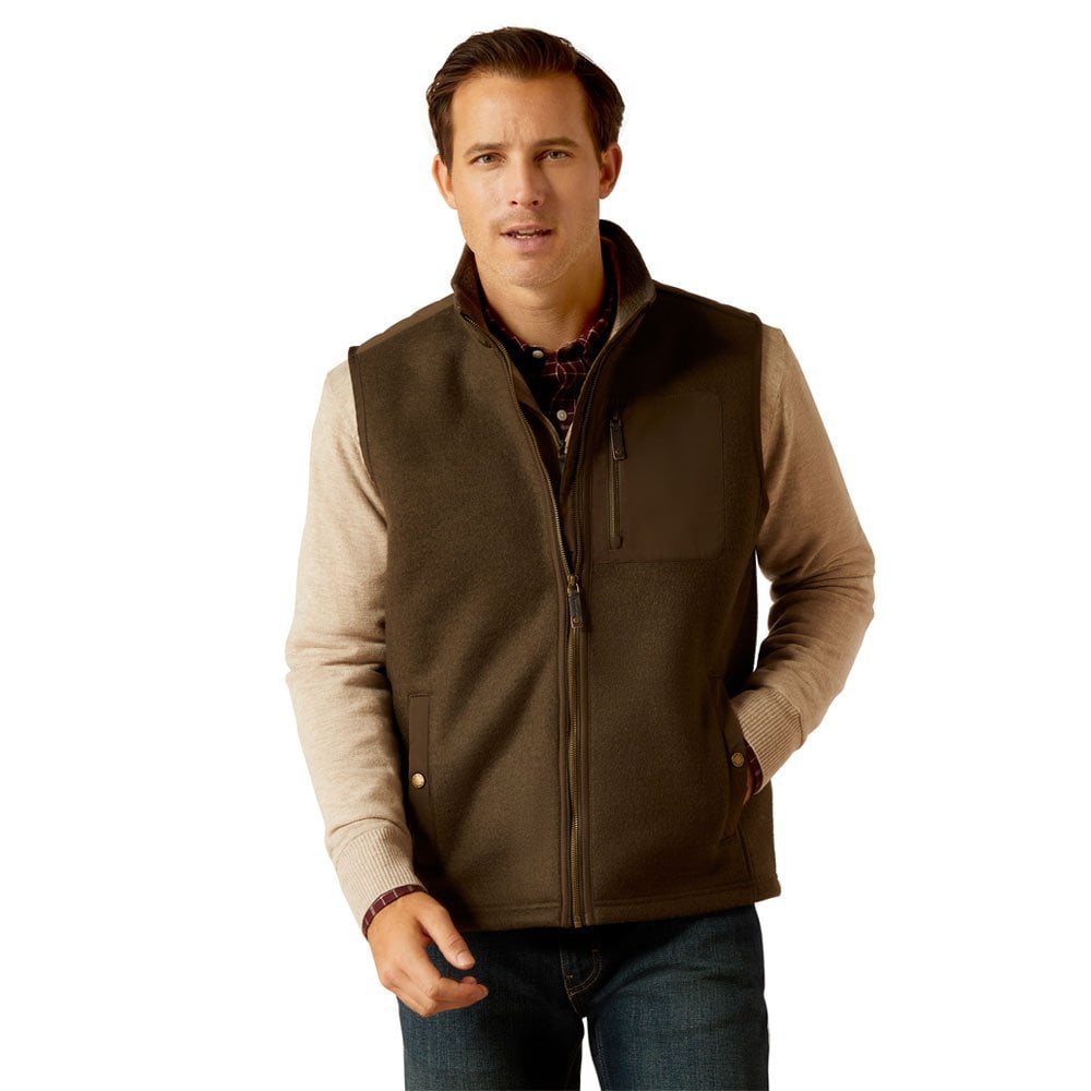 Ariat Ariat Mens Millbrae Gilet in Earth