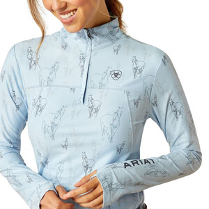Ariat Ariat Lowell 3.0 1/4 Zip Top in Sketch Horse