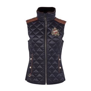 Holland Cooper Holland Cooper Diamond Quilt Gilet in Ink Navy