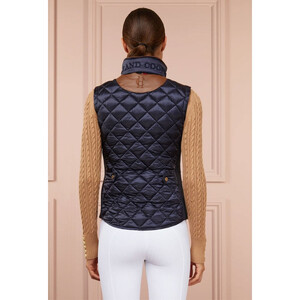 Holland Cooper Holland Cooper Diamond Quilt Gilet in Ink Navy
