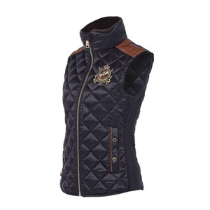 Holland Cooper Holland Cooper Diamond Quilt Gilet in Ink Navy