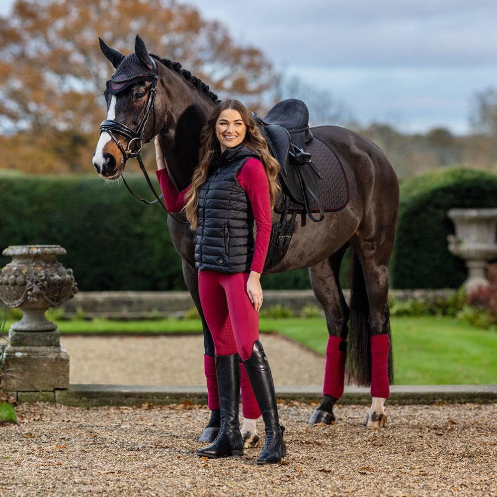 LeMieux Naomi Riding Tights Red