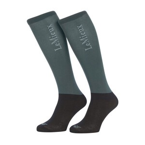 LeMieux LeMieux Competition Riding Sock (2 Pack) in Petrol
