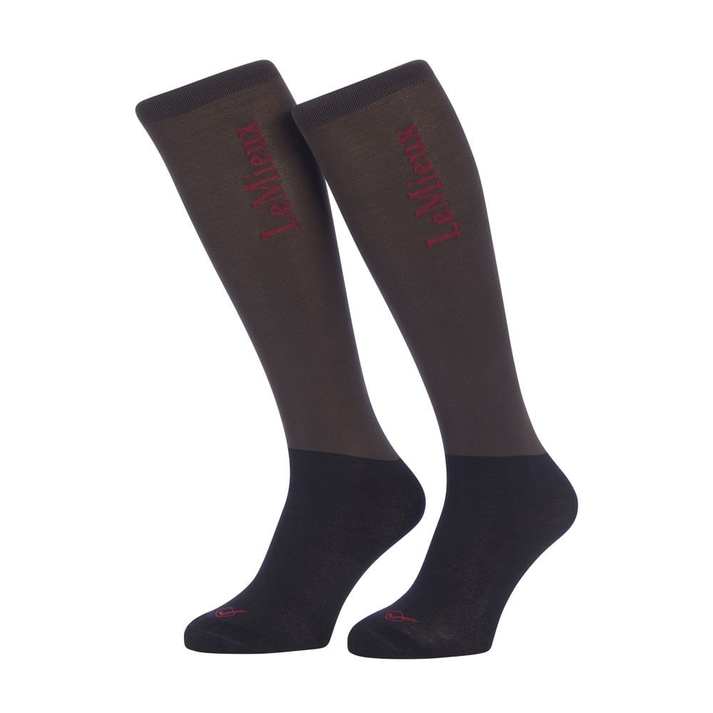 LeMieux LeMieux Competition Riding Sock (2 Pack) in Cinder
