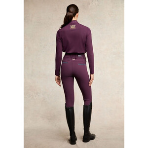 Holland Cooper Holland Cooper Crystal Training Base Layer in Aubergine