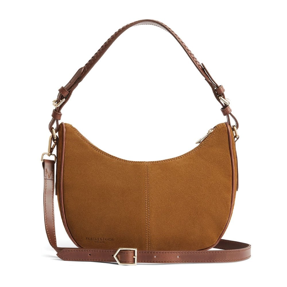 Fairfax & Favor Fairfax & Favor Tetbury Crescent Bag in Tan