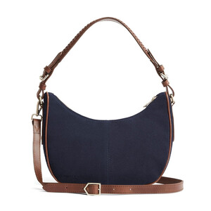 Fairfax & Favor Fairfax & Favor Tetbury Crescent Bag in Navy