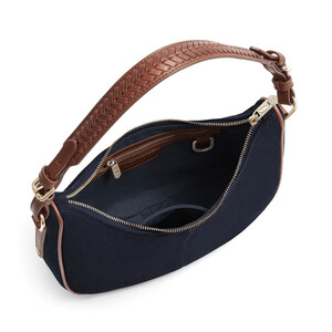 Fairfax & Favor Fairfax & Favor Tetbury Crescent Bag in Navy