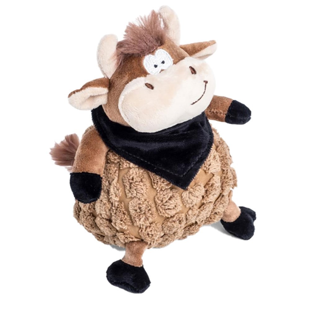 Petface Farmyard Buddies Chunky Cow Brown