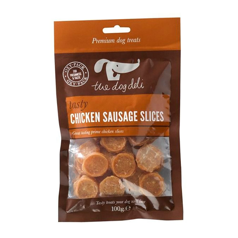 Petface The Dog Deli Chicken Sausage Slices 100g 