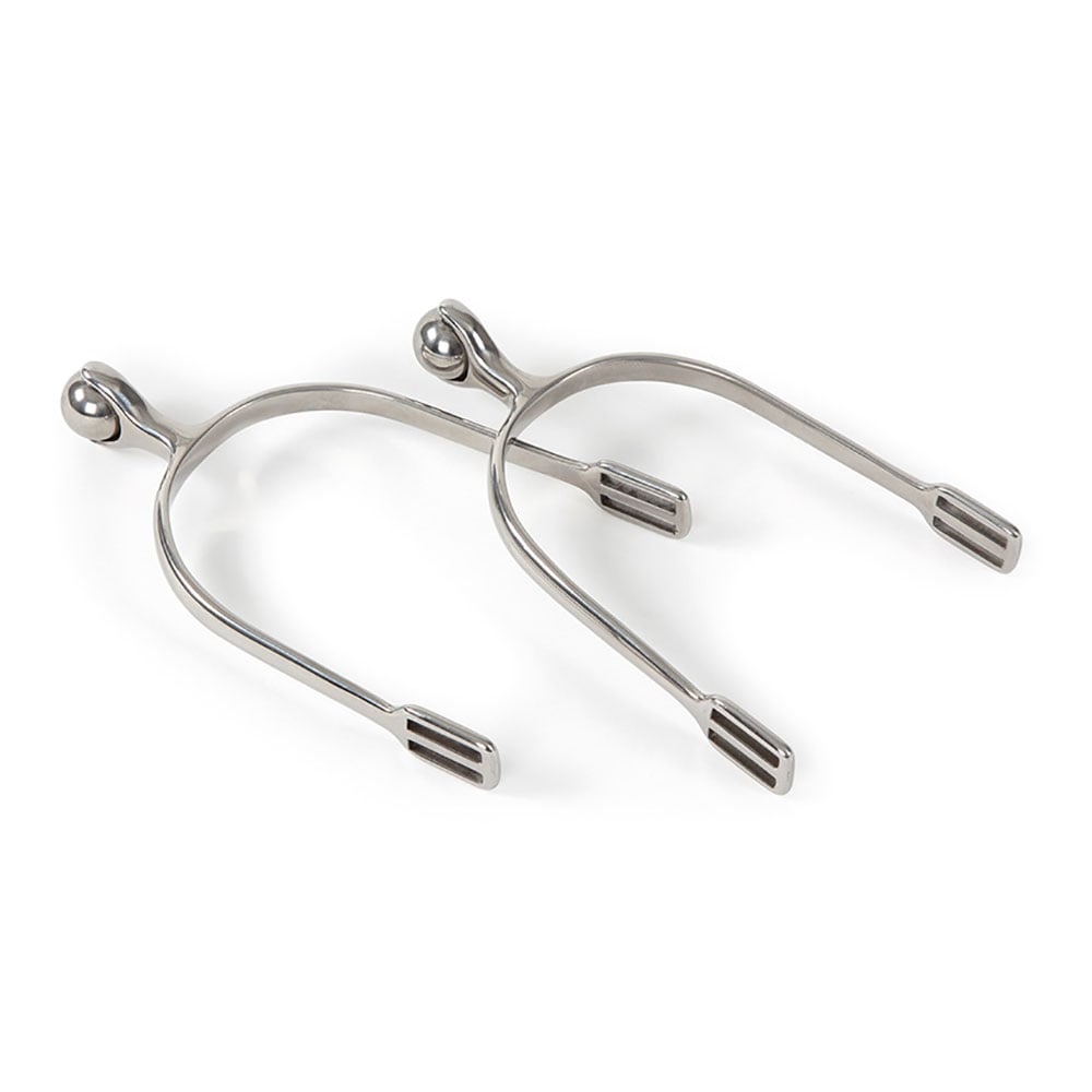 Shires Shires Roller Ball Spurs in Steel