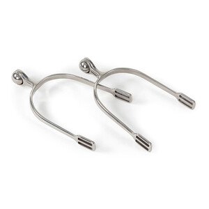 Shires Shires Roller Ball Spurs in Steel