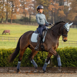 LeMieux LeMieux Suede Dressage Square in Glacier