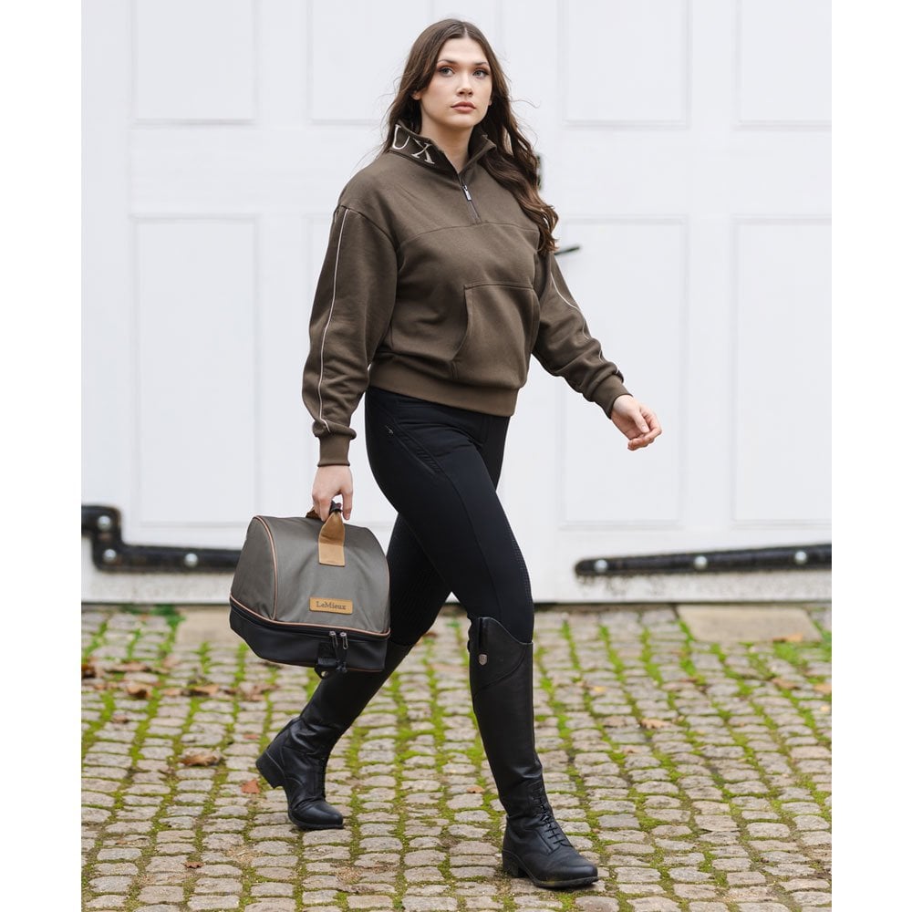 LeMieux Kali Quarter Zip Sweatshirt Green
