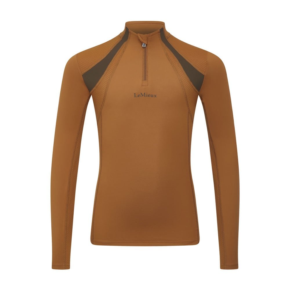 LeMieux Young Rider Mia Mesh Base Layer Gold