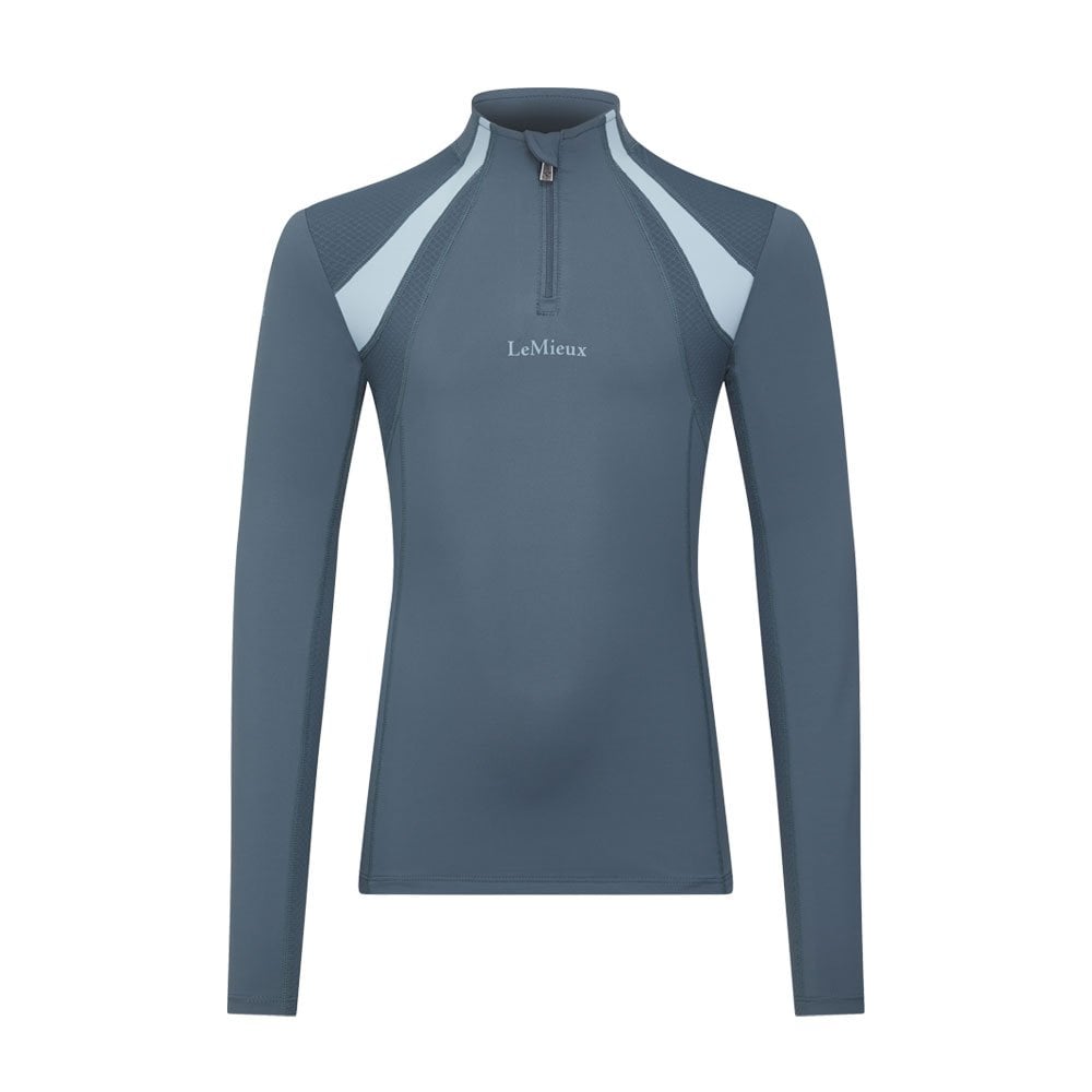 LeMieux Young Rider Mia Mesh Base Layer Blue
