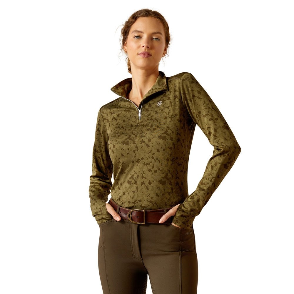 Ariat Ariat Prophecy 1/4 Zip Base Layer in Relic