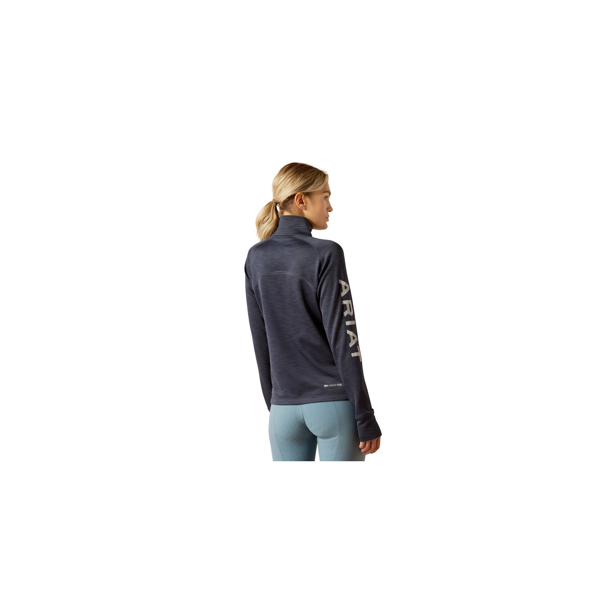 Ariat Felpa Donna Con Mezza Cerniera, Morbida In Pile, Collezione Foundation, Comfort Quotidiano