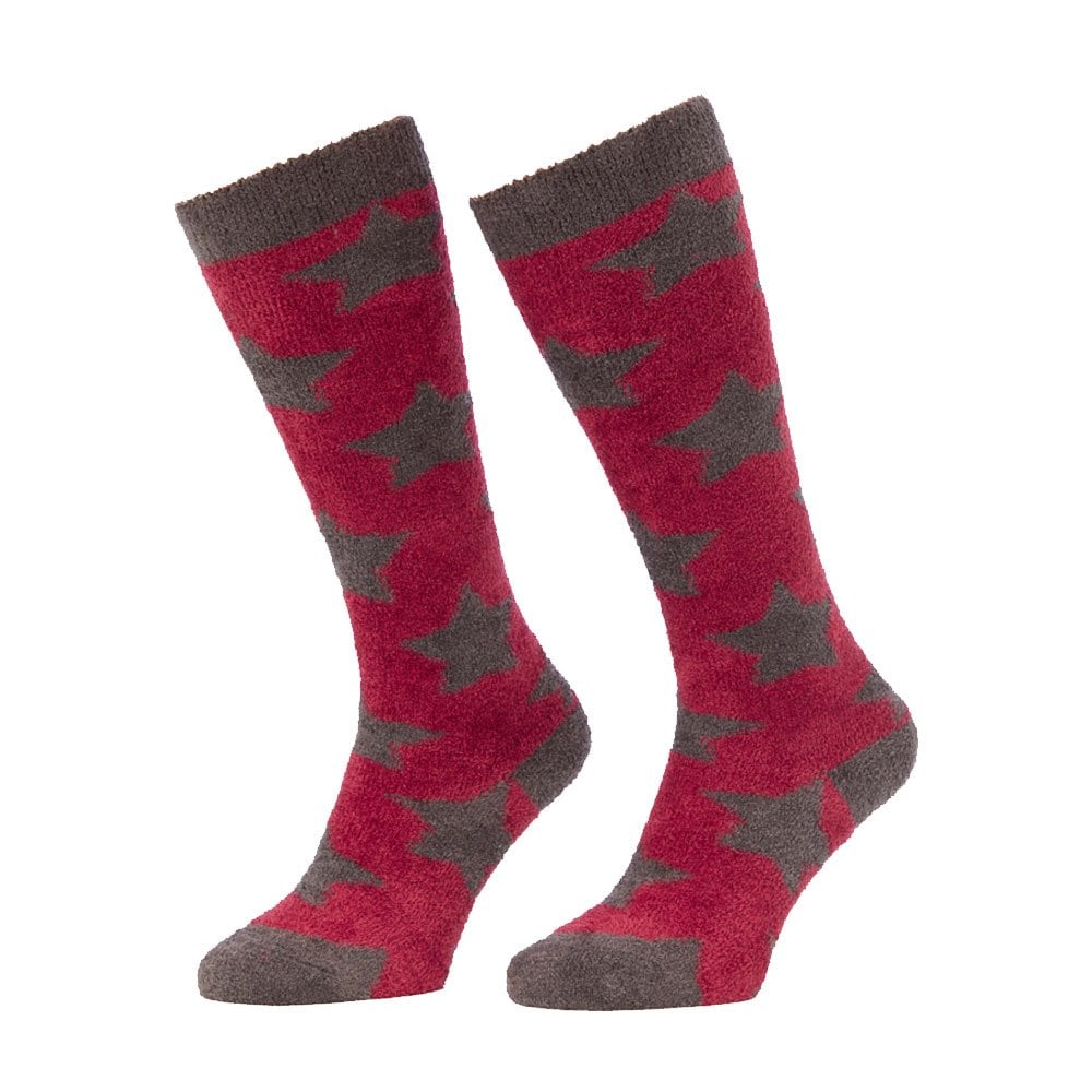 LeMieux LeMieux Sasha Star Fluffies Socks in Ember