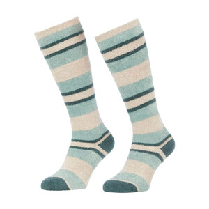 LeMieux LeMieux Sabrina Stripe Fluffies Socks in Petrol
