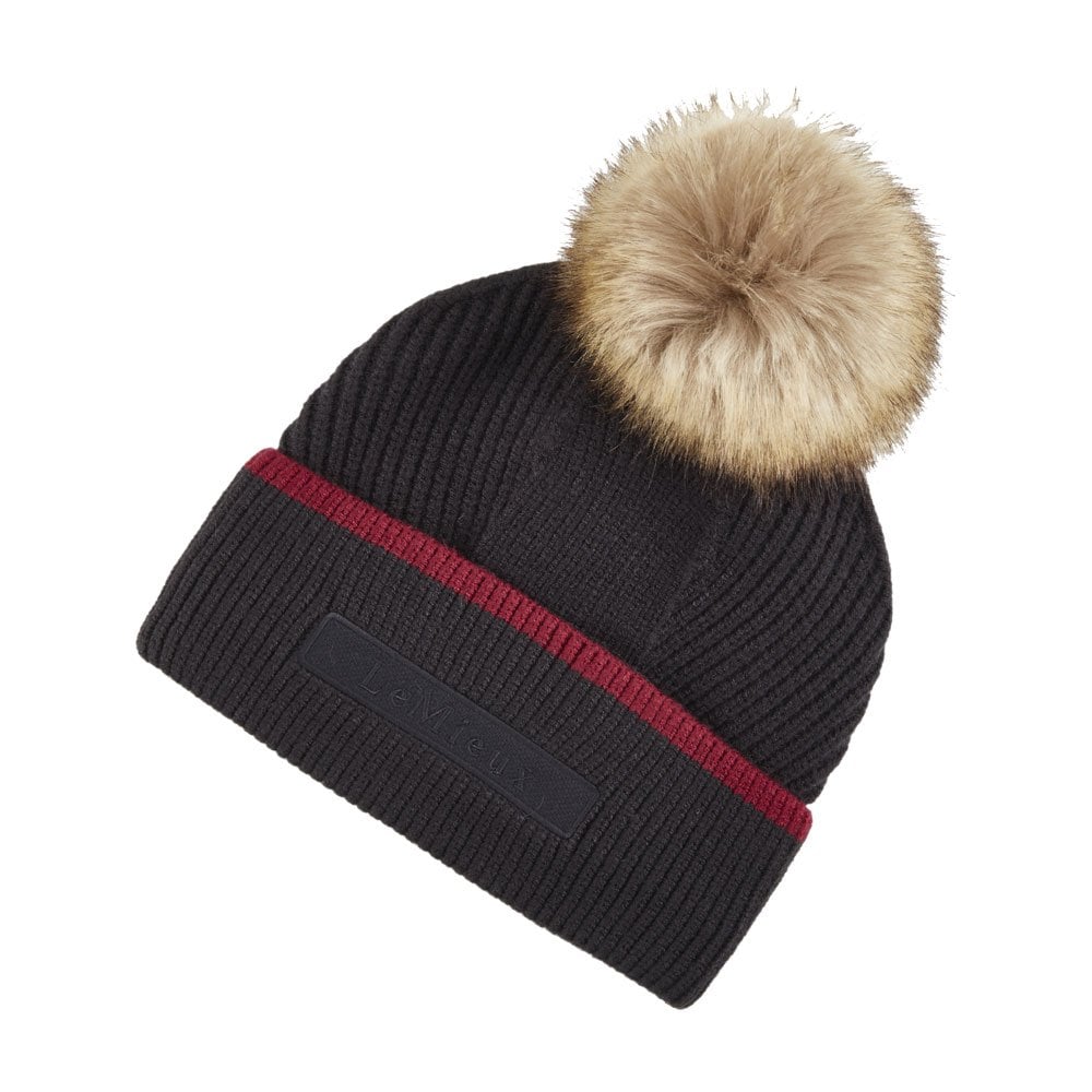 LeMieux Clara Cable Bobble Hat Grey