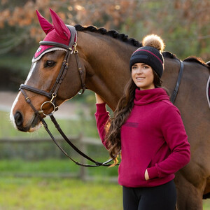 LeMieux LeMieux Clara Cable Bobble Hat in Cinder