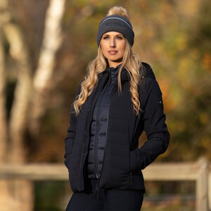LeMieux LeMieux Clara Cable Bobble Hat in Petrol