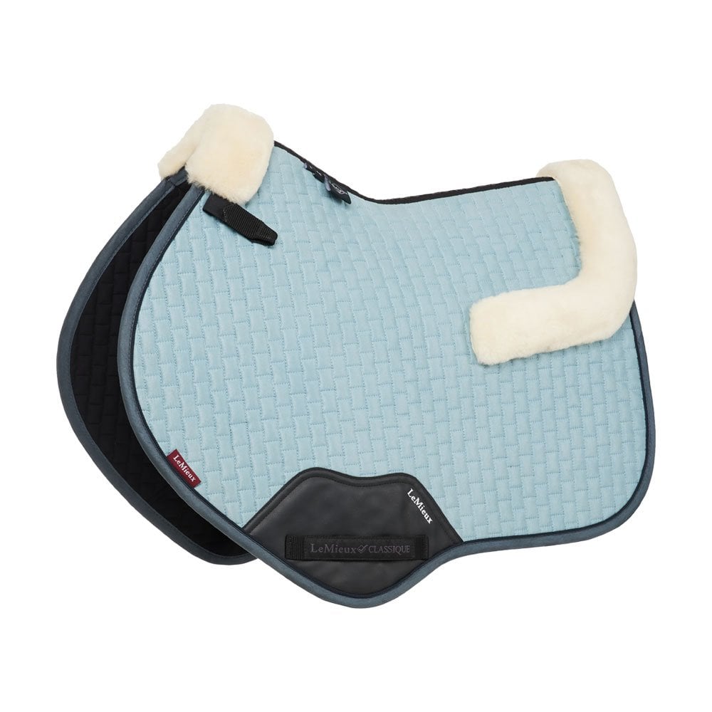 LeMieux LeMieux Merino+ Suede Classic Close Contact Square in Glacier