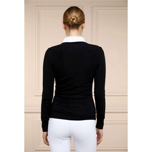 Holland Cooper Holland Cooper Soft Touch V-Neck Jumper in Black