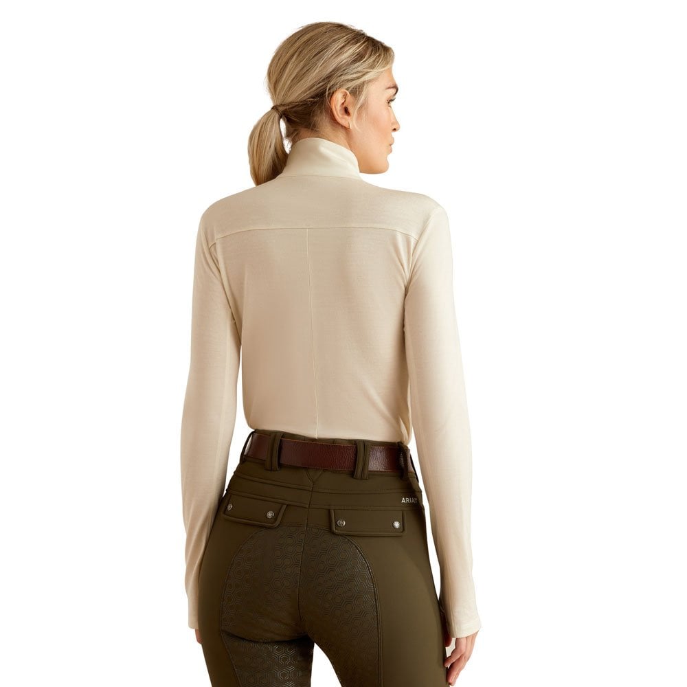 Ariat Cheviot 1/4 Zip Base Layer Beige