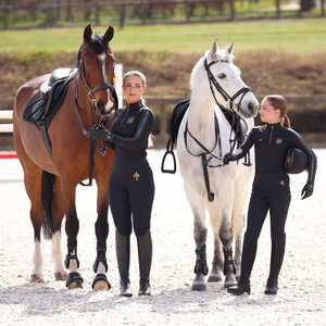 Shires Shires Aubrion Team Winter Riding Tights in Black