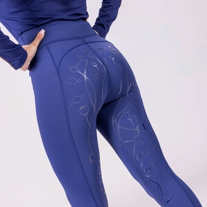 Shires Shires Aubrion Team Winter Riding Tights in Navy