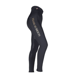 Shires Shires Aubrion Team Young Rider Winter Riding Tights in Black