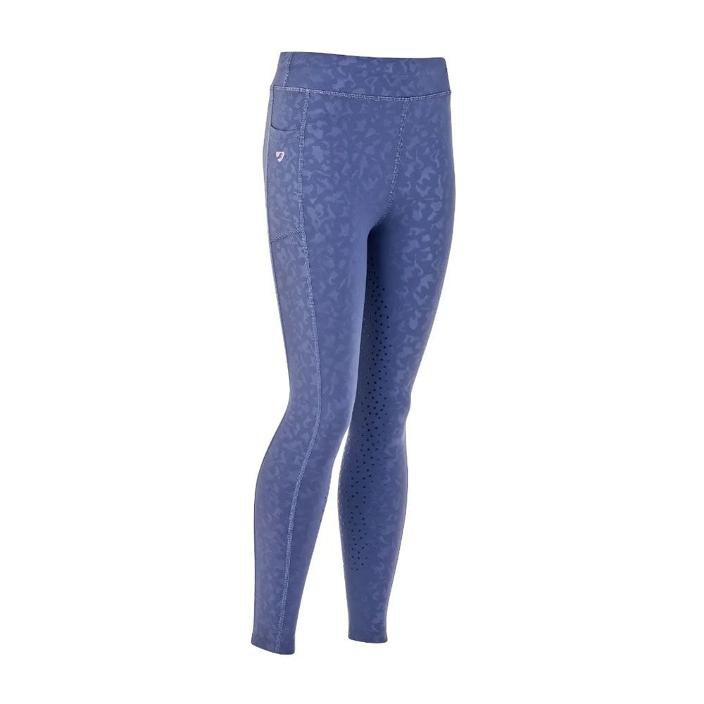 Shires Shires Aubrion Non-Stop Young Rider Riding Tights in Blue
