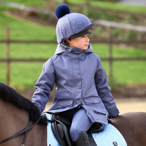 Shires Shires Aubrion Non-Stop Young Rider Riding Tights in Blue