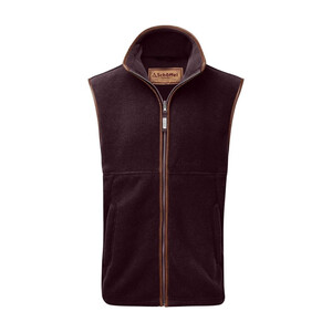 Schoffel Schoffel Oakham Fleece Gilet in Port