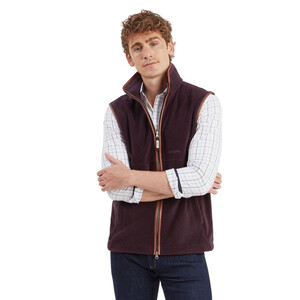 Schoffel Schoffel Oakham Fleece Gilet in Port