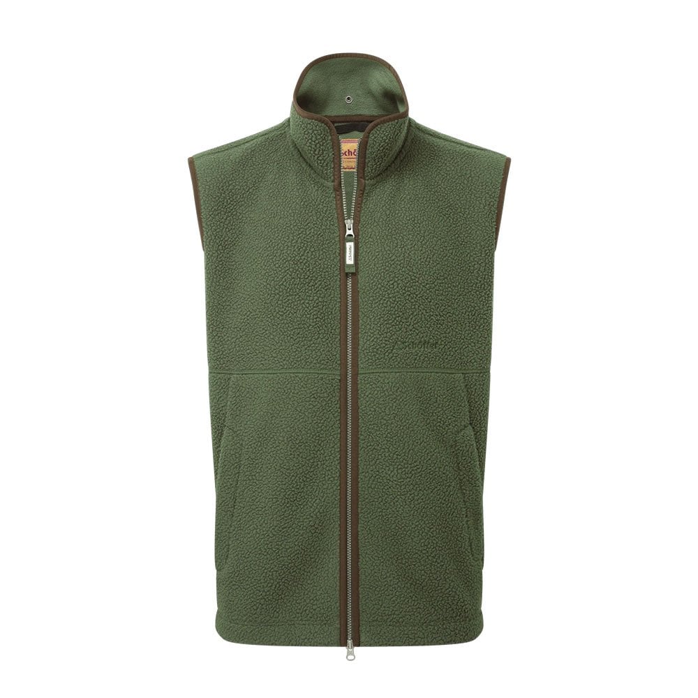 Schoffel Schoffel Oakham Retro Fleece Gilet in Woodland