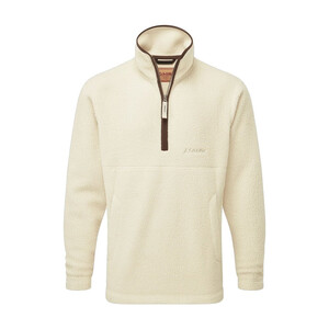 Schoffel Schoffel Berkeley Retro 1/4 Zip Fleece in Ecru