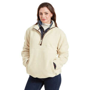 Schoffel Schoffel Berkeley Retro 1/4 Zip Fleece in Ecru