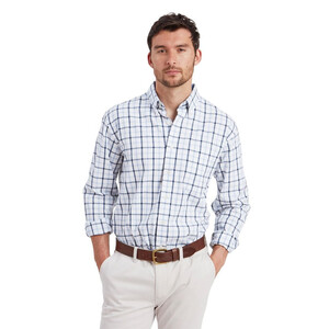 Schoffel Schoffel Brancaster Shirt in Imperial Blue