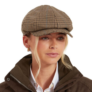 Schoffel Schoffel Ladies Newsboy Tweed Cap in Teviot Tweed